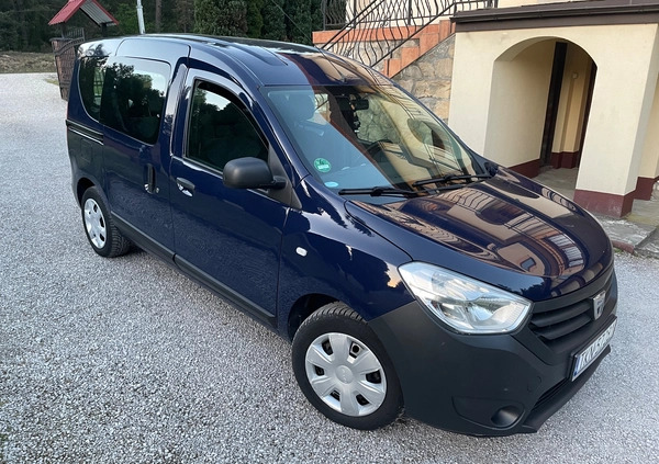 Dacia Dokker cena 21800 przebieg: 191000, rok produkcji 2013 z Końskie małe 92
